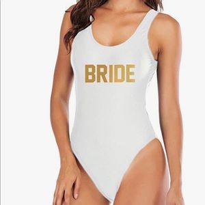 Brand new BRIDE one piece bathing suit!